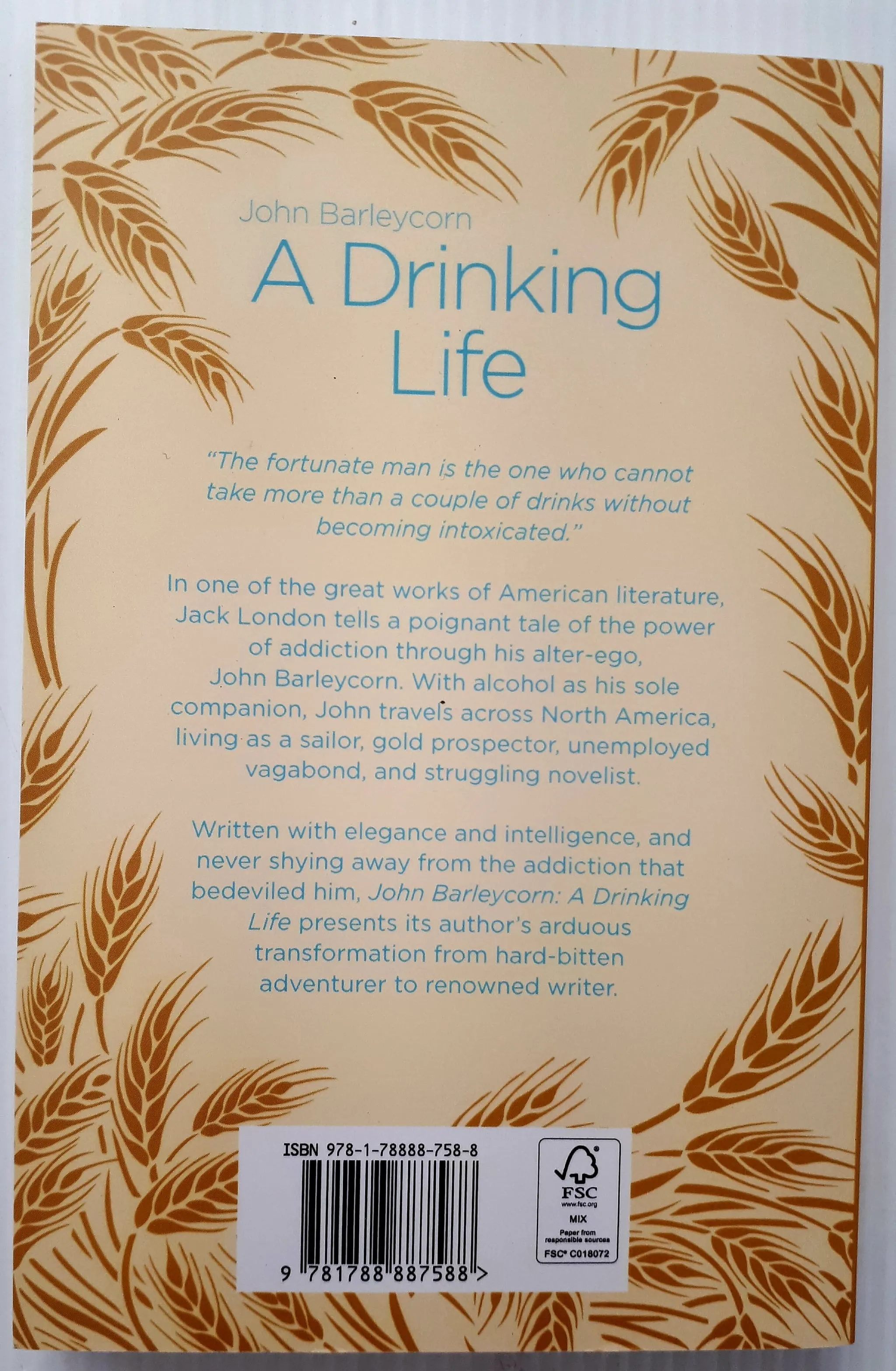 A DRINKING LIFE - Jack London