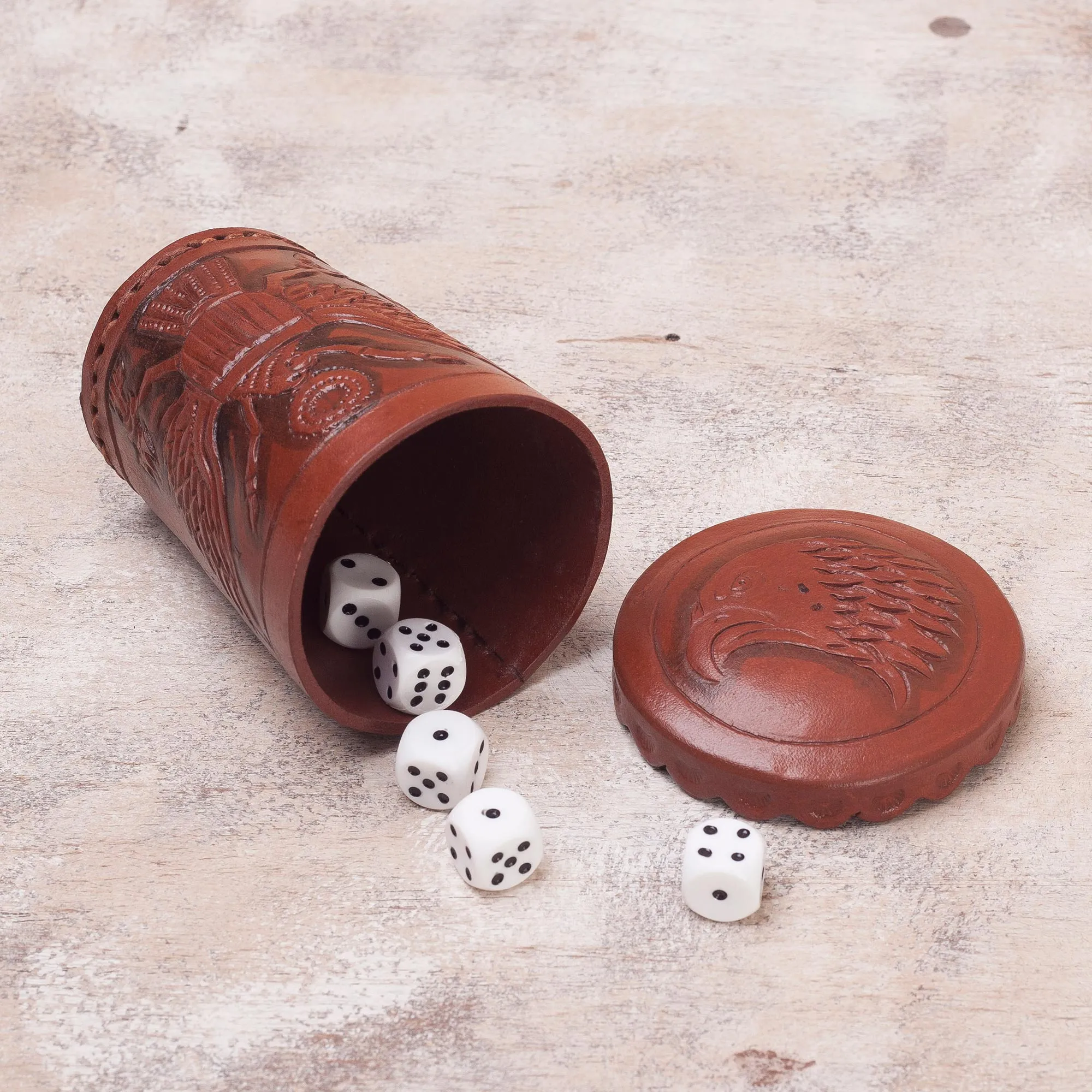 American Patriot Dice Cup & Dice Set