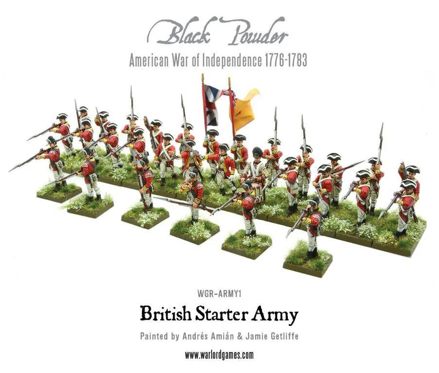 American War of Independence British Army starter set