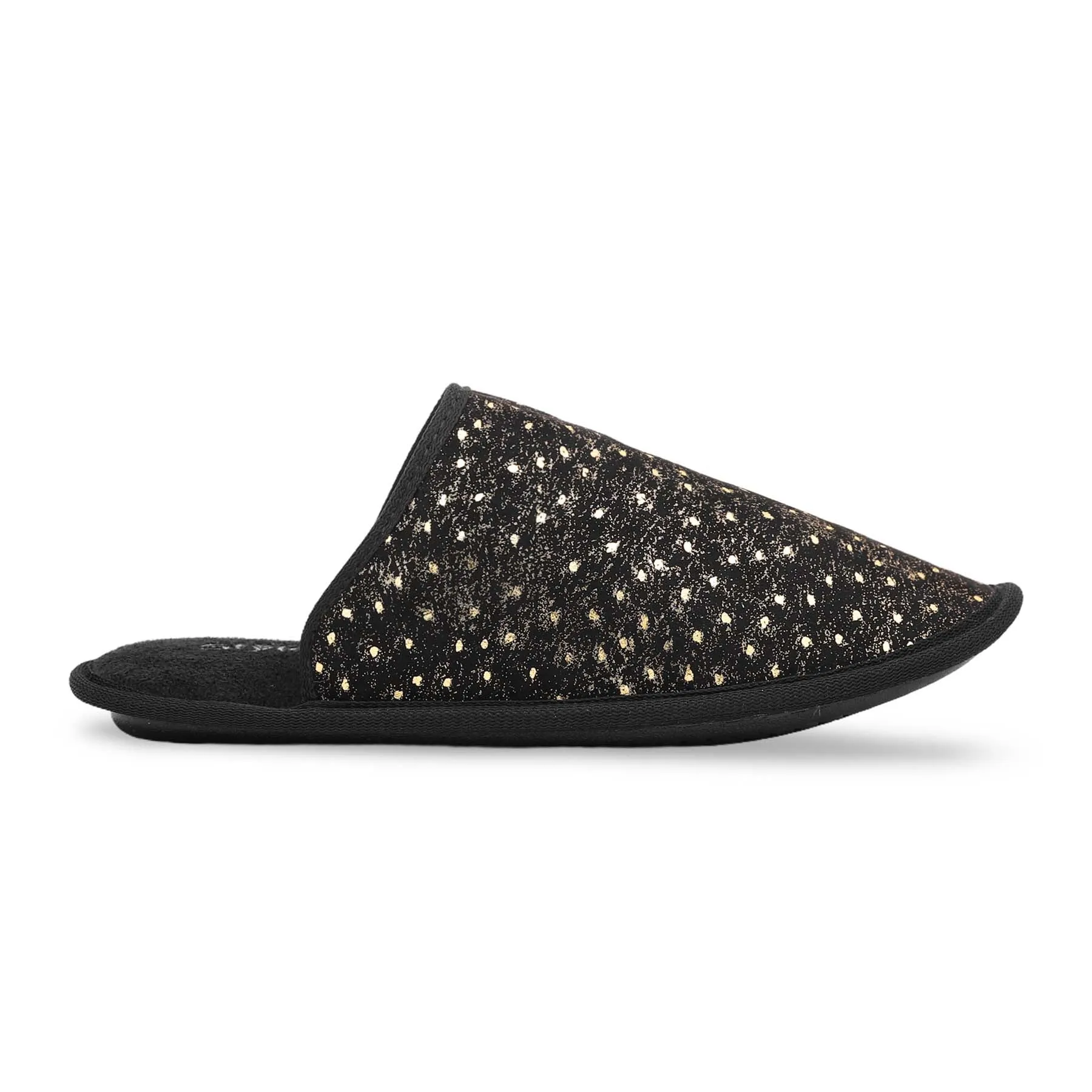 Black Warm Slipper WN3036