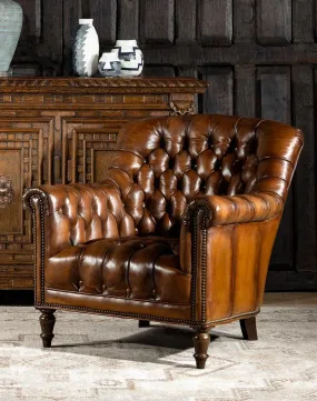 Briaton Vintage Tufted Lounge Chair