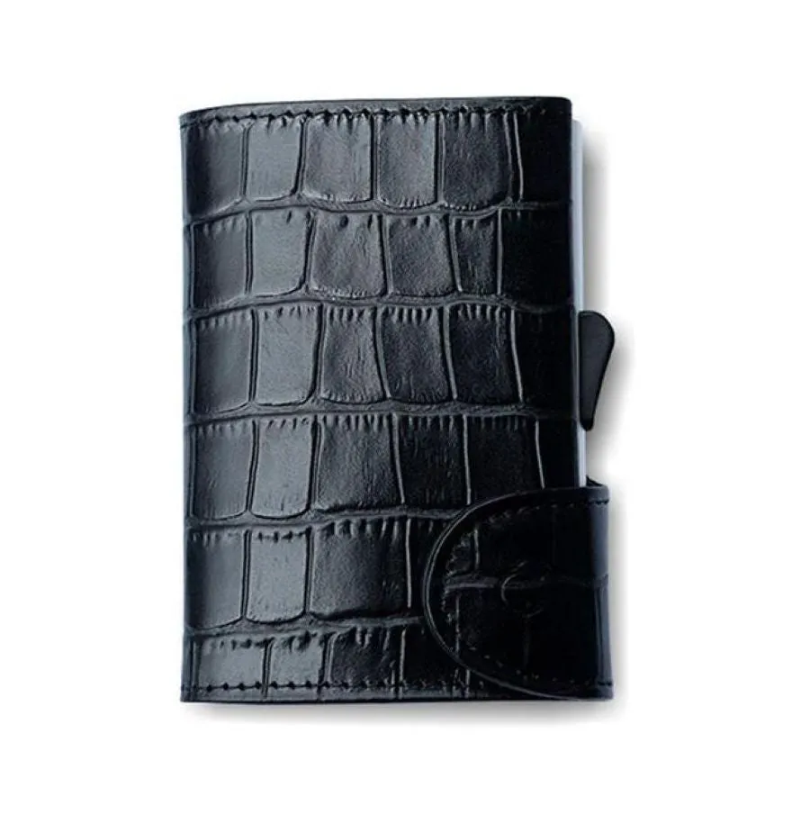 C-Secure Croco Leather Wallet