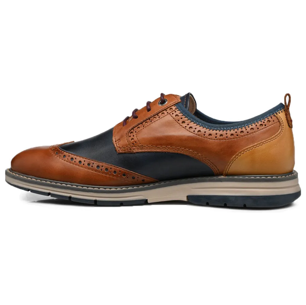 Canet Calfskin Leather Men's Brogue Shoes