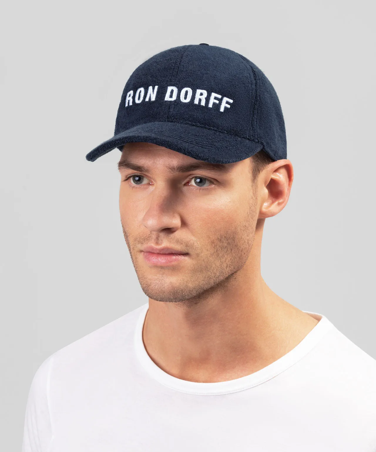 Cotton Terry Coach Cap "RON DORFF": Navy