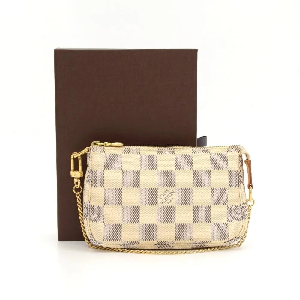 Damier Azur Canvas Pochette Accessoires Evening Bag