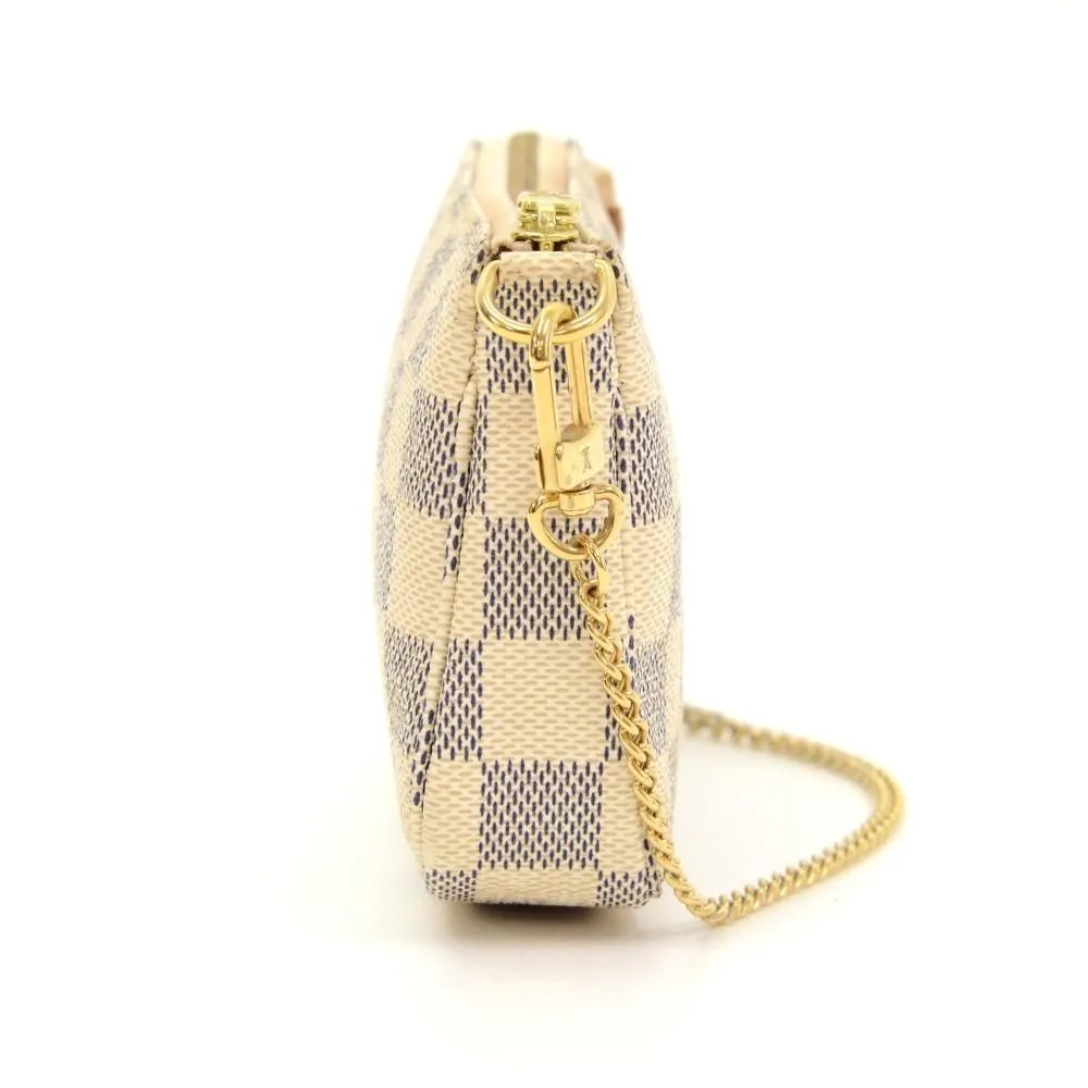 Damier Azur Canvas Pochette Accessoires Evening Bag