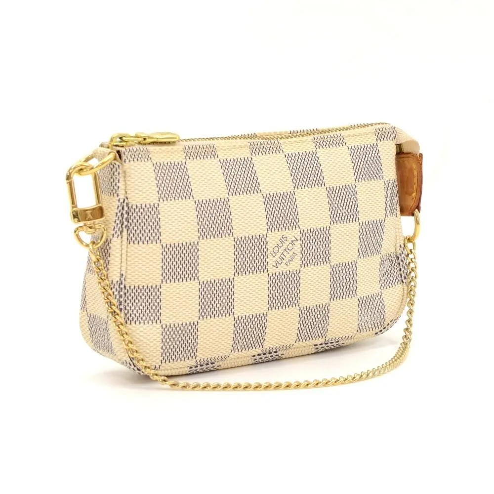 Damier Azur Canvas Pochette Accessoires Evening Bag