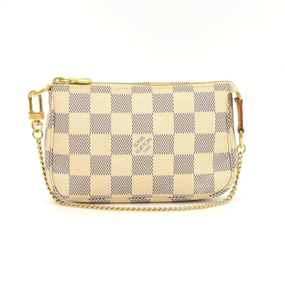 Damier Azur Canvas Pochette Accessoires Evening Bag