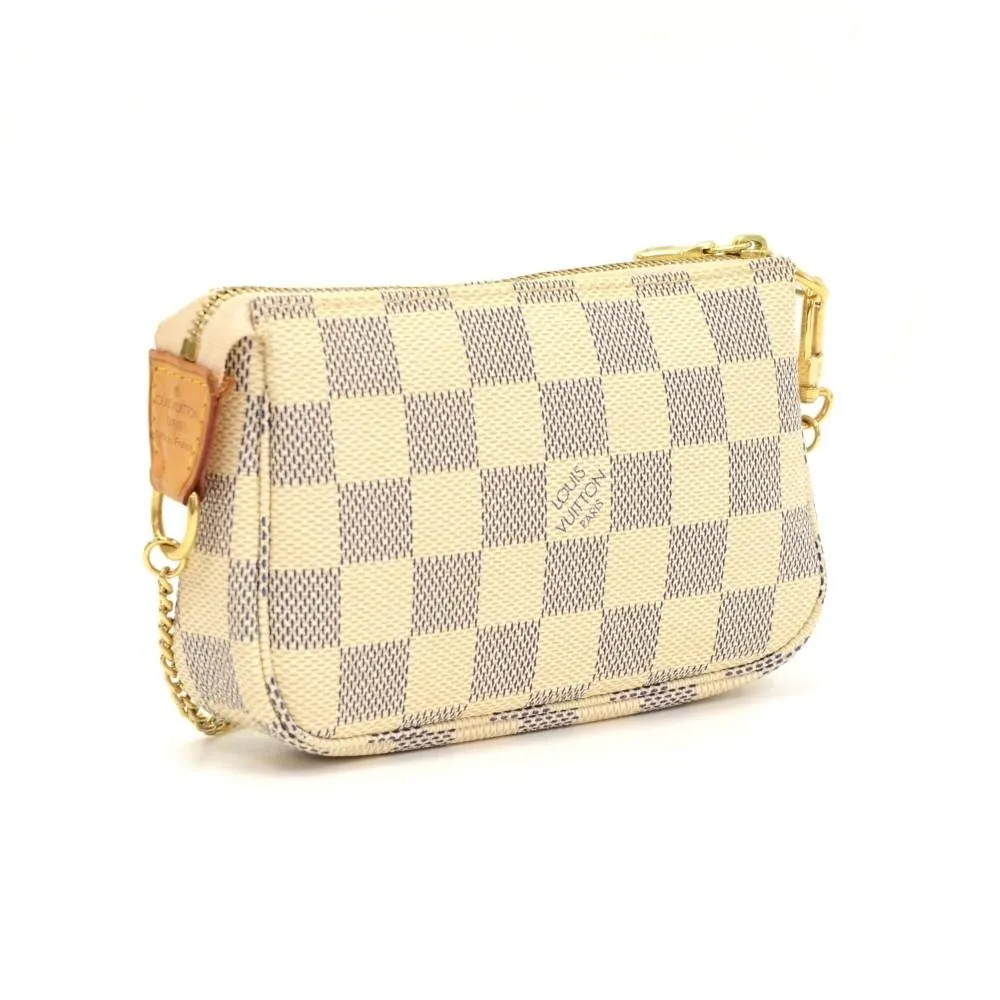 Damier Azur Canvas Pochette Accessoires Evening Bag