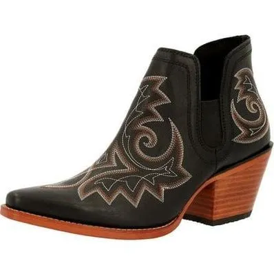 Durango Black Crush Ladies' Shortie Boot