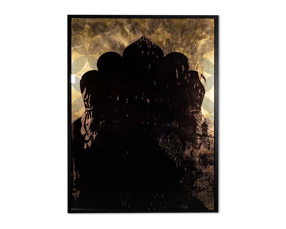 Exotic Nights (set Of 2) - 38" X 48" - Black Frame