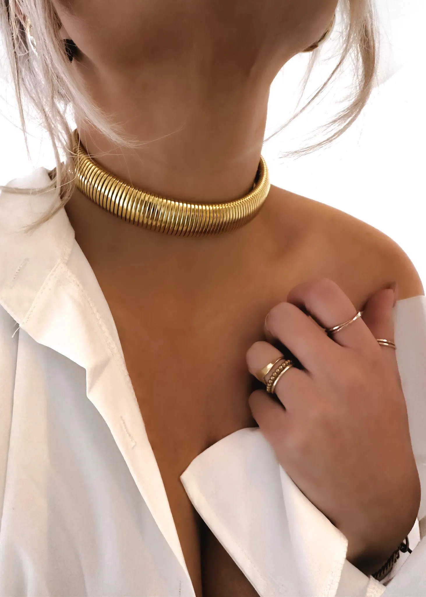 FINAL SALE: DURANI WATER RESISTANT CHOKER NECKLACE