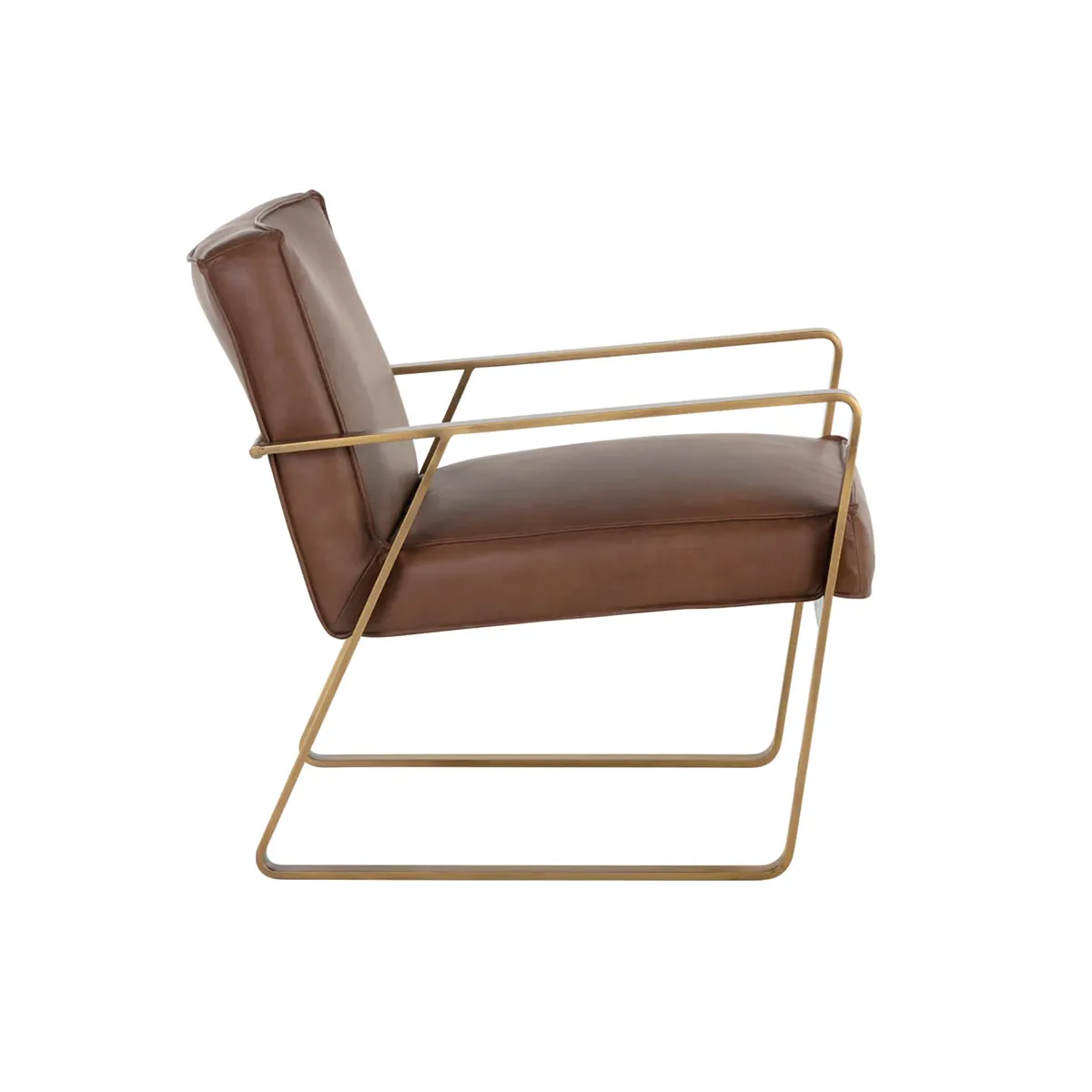 Kristoffer Lounge Chair by Sunpan Brown