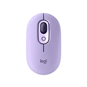 Logitech Pop Wireless Mouse With Emoji-Cosmos Lavender