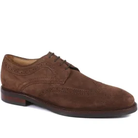 Longwood Suede Derby Brogues - LONGWOOD / 320 482