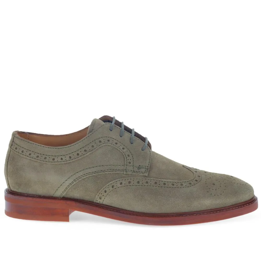 Longwood Suede Derby Brogues - LONGWOOD / 320 482