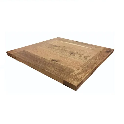 Reclaimed Plank White Oak Natural Satin Finish Indoor Table Top