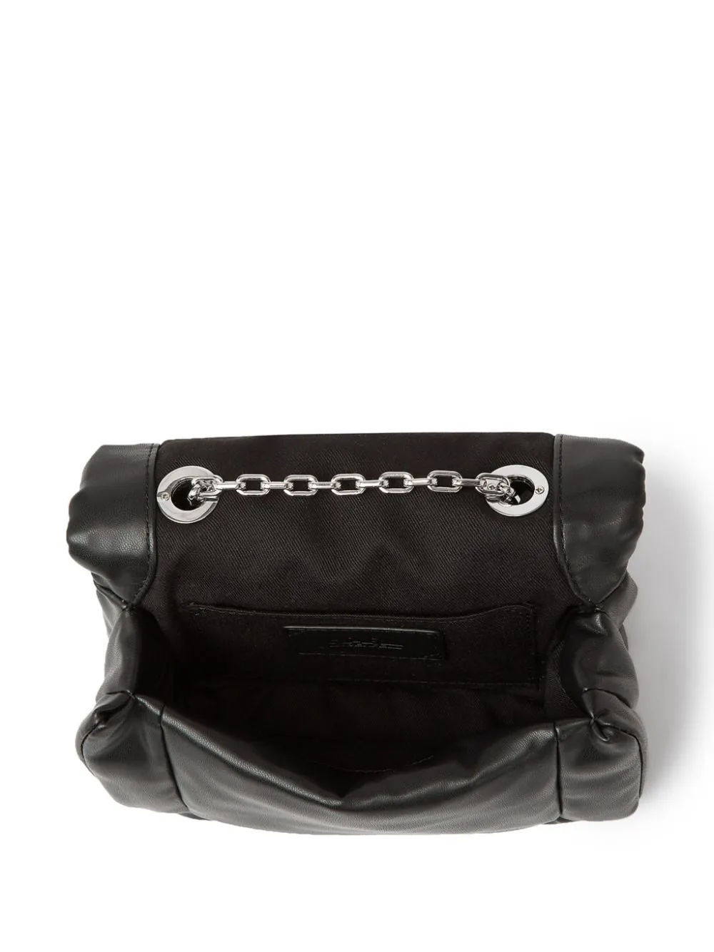 S IKONIK BLACK QUILTED KARLITO BAG