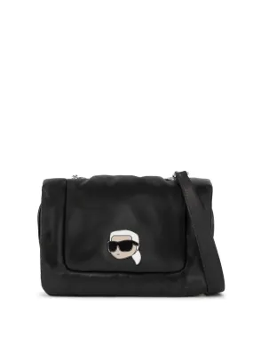 S IKONIK BLACK QUILTED KARLITO BAG