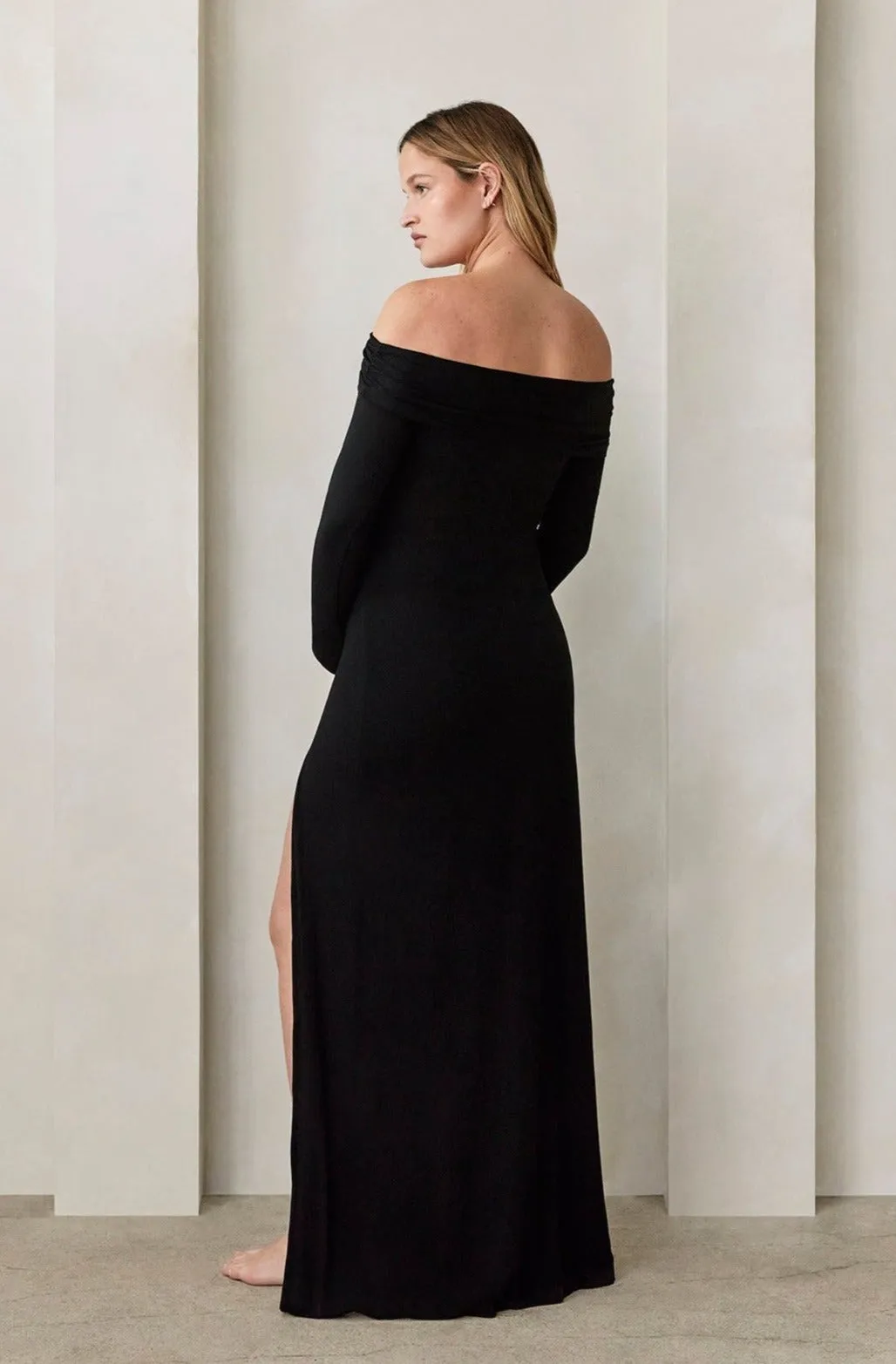 The Off The Shoulder Evening Dress