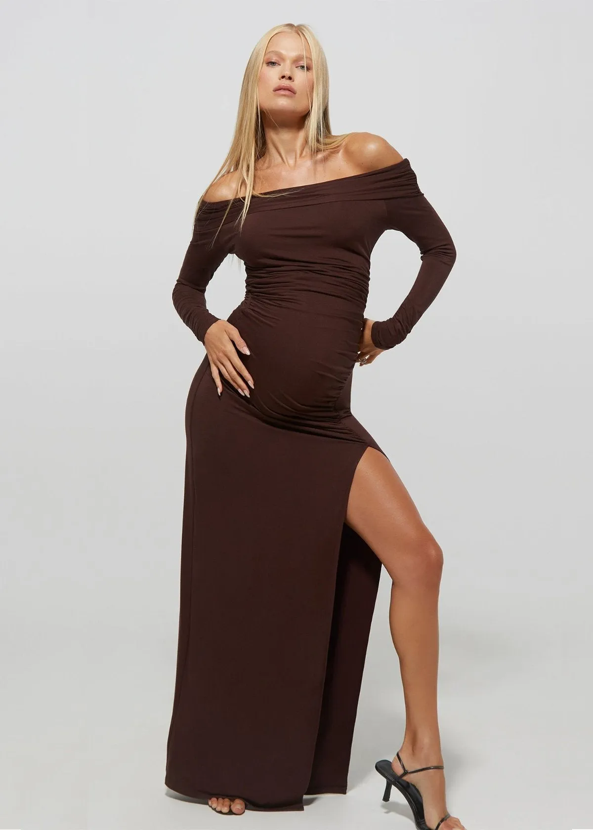 The Off The Shoulder Evening Dress